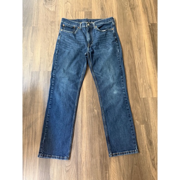 Levi's 514 34x30 Men's Straight Denim Medium Wash Blue Workwear Casual Classic - Picture 1 of 5